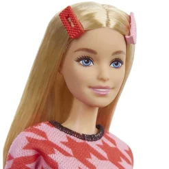 Barbie - Muñeca Fashionista - Conjunto pata de gallo
