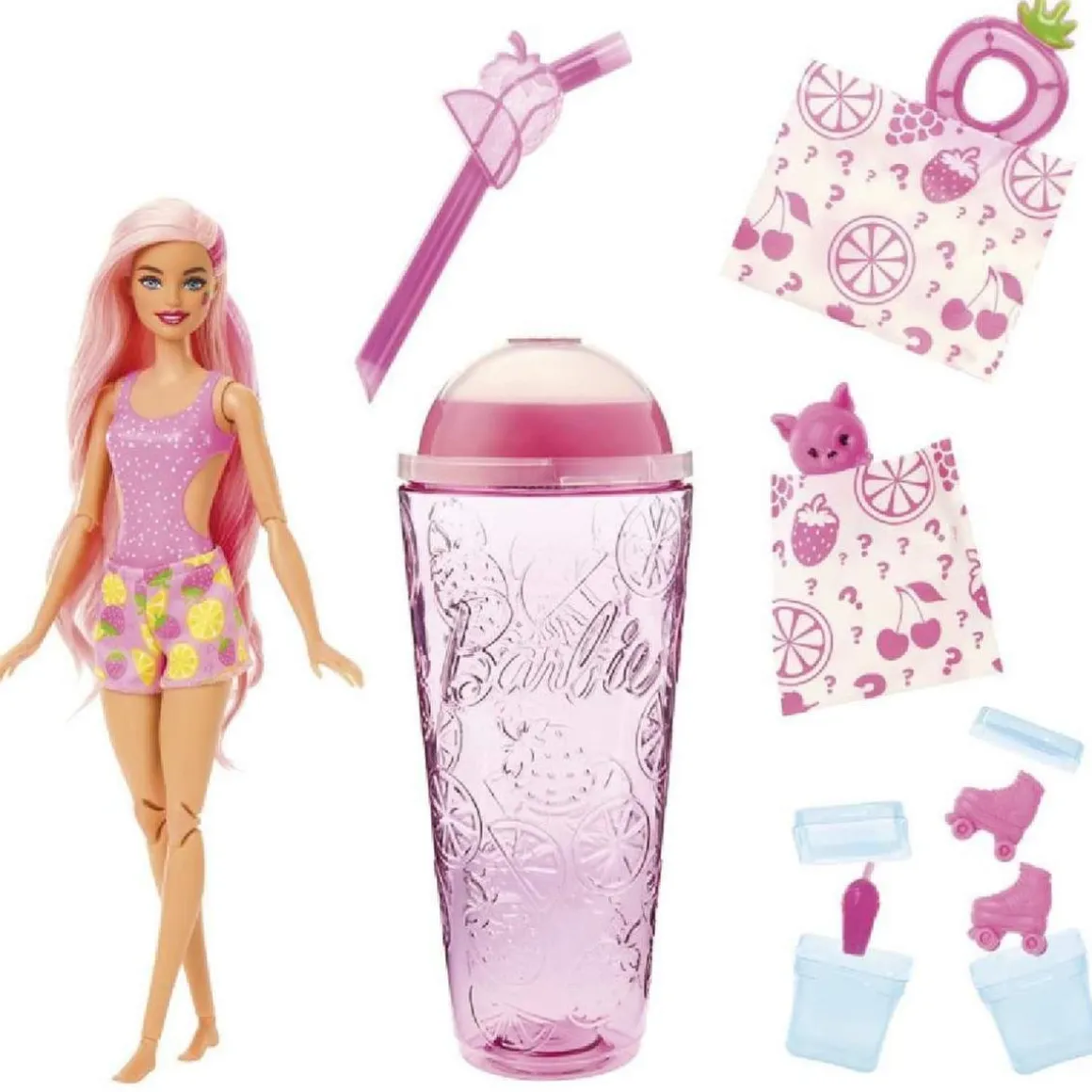 Barbie - Pop Reveal Serie frutas: Fresas