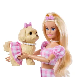 Barbie Twinning Looks - Muñeca Rubia con Perrito