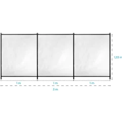 Barrera de seguridad flexible para piscinas