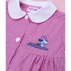 Bata escolar rosa de niña Minnie
