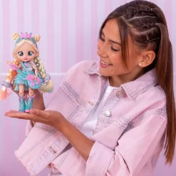 Bebés Llorones - Best Friends Forever Serie 3 Stella con pelo largo y 9 accesorios ㅤ