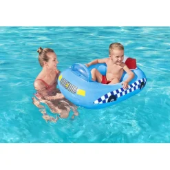 Bestway - Coche de policía hinchable con sonido