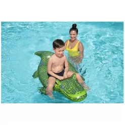 BestWay - Colchoneta cocodrilo Buddy Croc