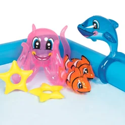 Bestway - Piscina Infantil Hinchable con Tobogán - Acuario Fantástico (varios modelos)