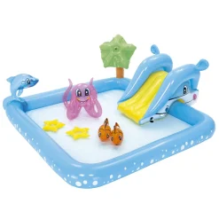 Bestway - Piscina Infantil Hinchable con Tobogán - Acuario Fantástico (varios modelos)