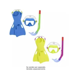 BestWay - Set de snorkel (varios colores)
