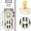 Bibs - Pack 2 chupetes Colour 6-12 meses - Ivory/steel blue