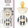 Bibs - Pack 2 chupetes Colour 0-6 meses - Ivory/steel blue