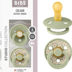 Bibs - Pack 2 chupetes Colour 6-12 meses - Jasmine sage