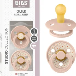 Bibs - Pack 2 chupetes Colour 0-6 meses - Jasmine blush