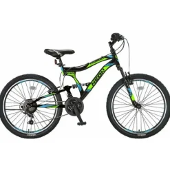 Bicicleta Neon Downhill 24 Pulgadas Doble Suspensión