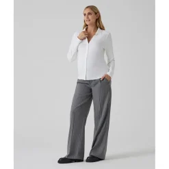 Blusa premamá y lactancia blanca