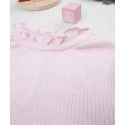 Body costilla niña rosa