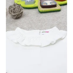 Body de niña blanco con estampado de ositos