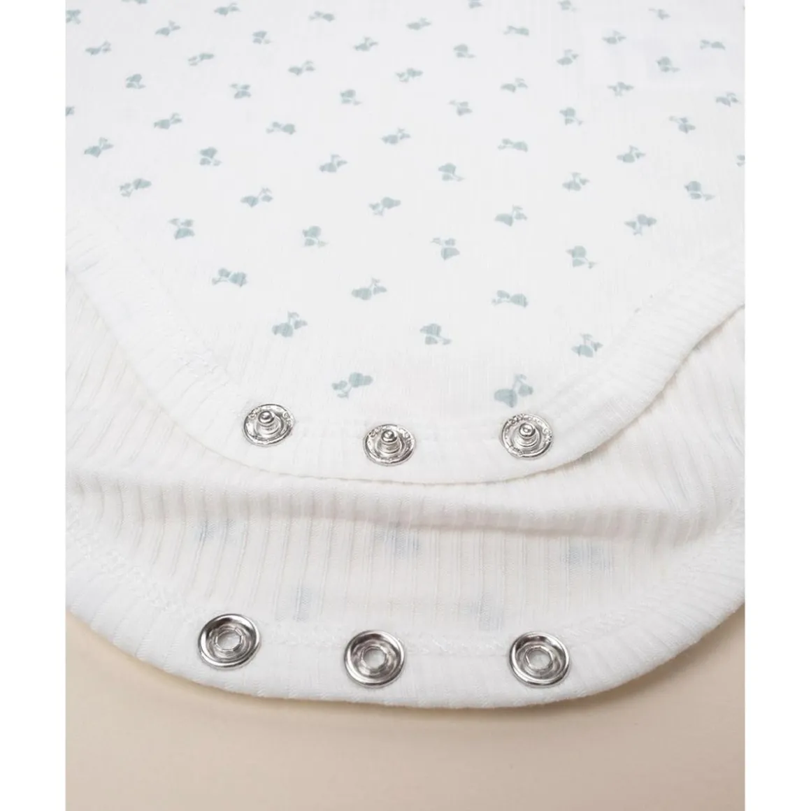 Body niña blanco estampado