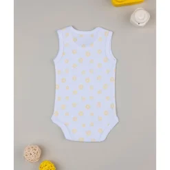 Body niña blanco margaritas amarillas