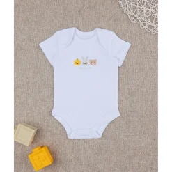 Body unisex blanco bordado baby smile