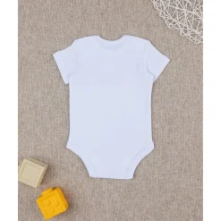 Body unisex blanco bordado baby smile