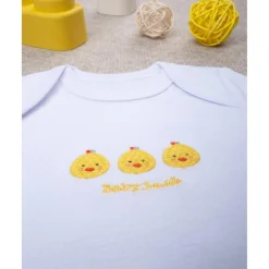 Body unisex smile bordado patitos