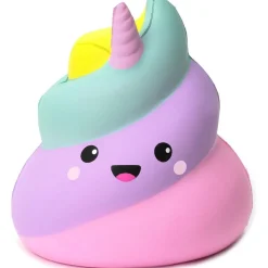 Bola antiestrés suave con diseño de arcoíris ㅤ