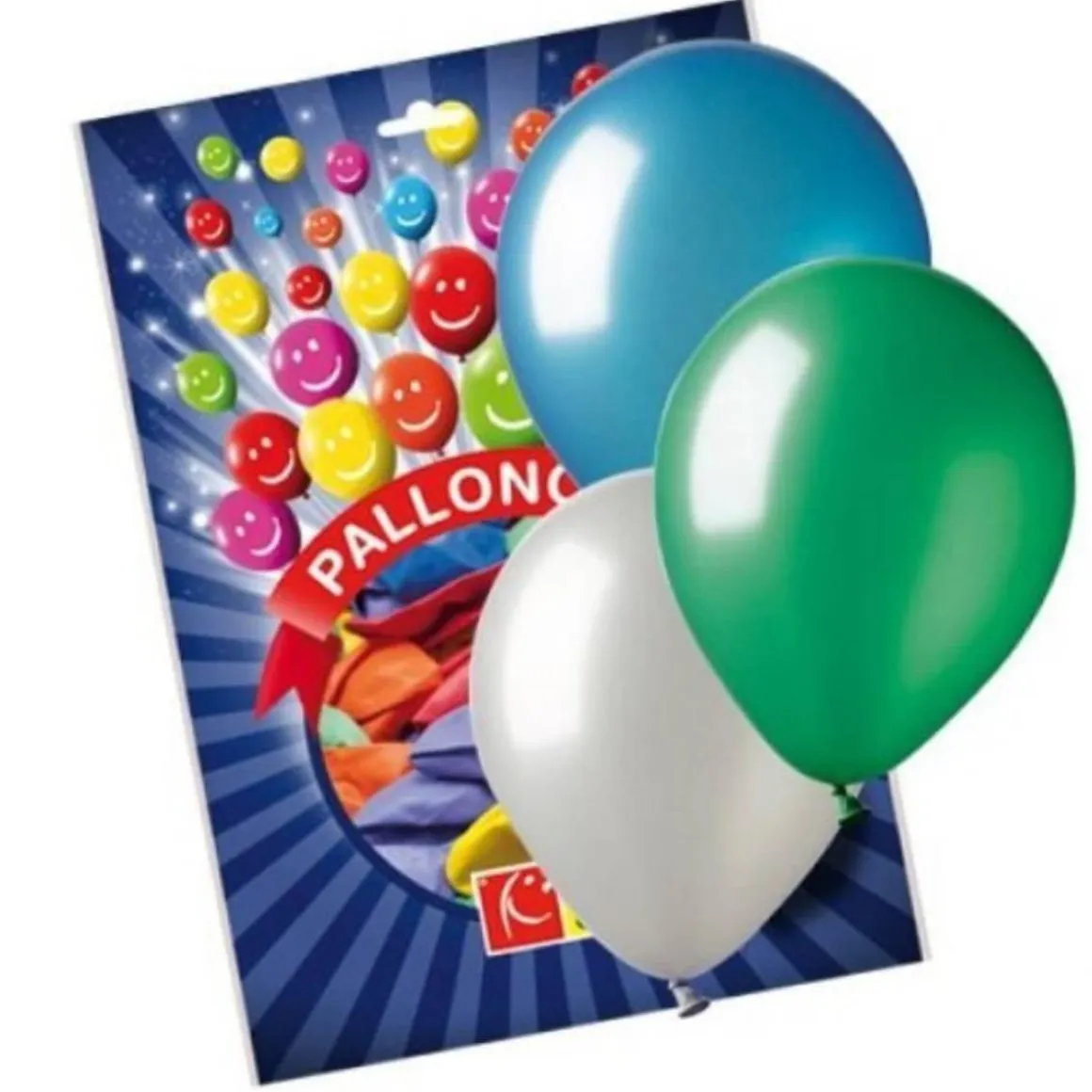 Bolsa con 14 globos grandes metalizados