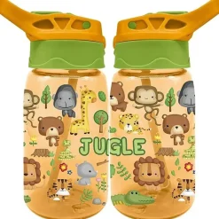 Botella cantimplora tritan 500ml con diseño de animales