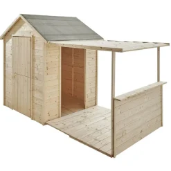 Cabaña infantil de madera Eugenie