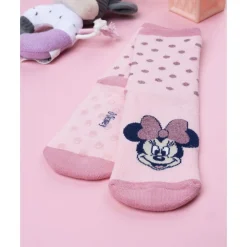Calcetines antideslizantes rosa Minnie
