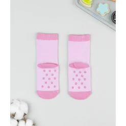 Calcetines antideslizantes niña rosa unicornio