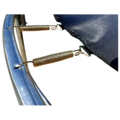 Cama elástica exterior de 305 cm con red, escalera y refuerzo de protección