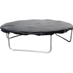 Cama elástica exterior de 427 cm con red, escalera y refuerzo de protección