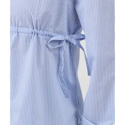 Camisa premamá de popelina a rayas