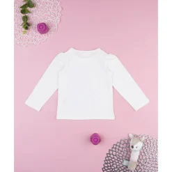 Camiseta blanca con hadas para niña