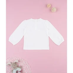 Camiseta de niña Minnie con strass