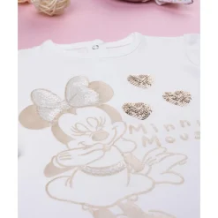 Camiseta de niña Minnie con strass