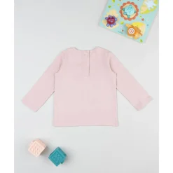 Camiseta de niña rosa Lady Rabbit