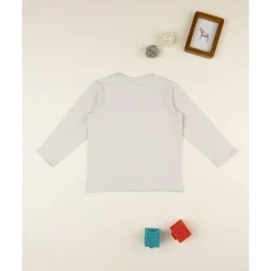 Camiseta de niño Pokémon beige de manga larga