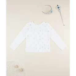 Camiseta niña blanca bailarinas allover