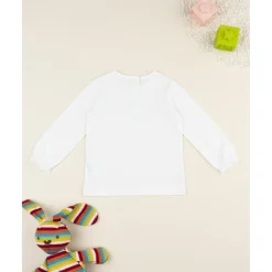 Camiseta niña blanca con estampado