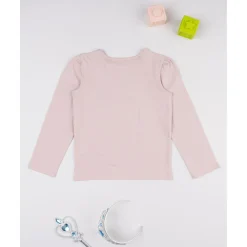 Camiseta niña rosa con unicornio