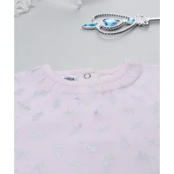 Camiseta rosa con volantes niña