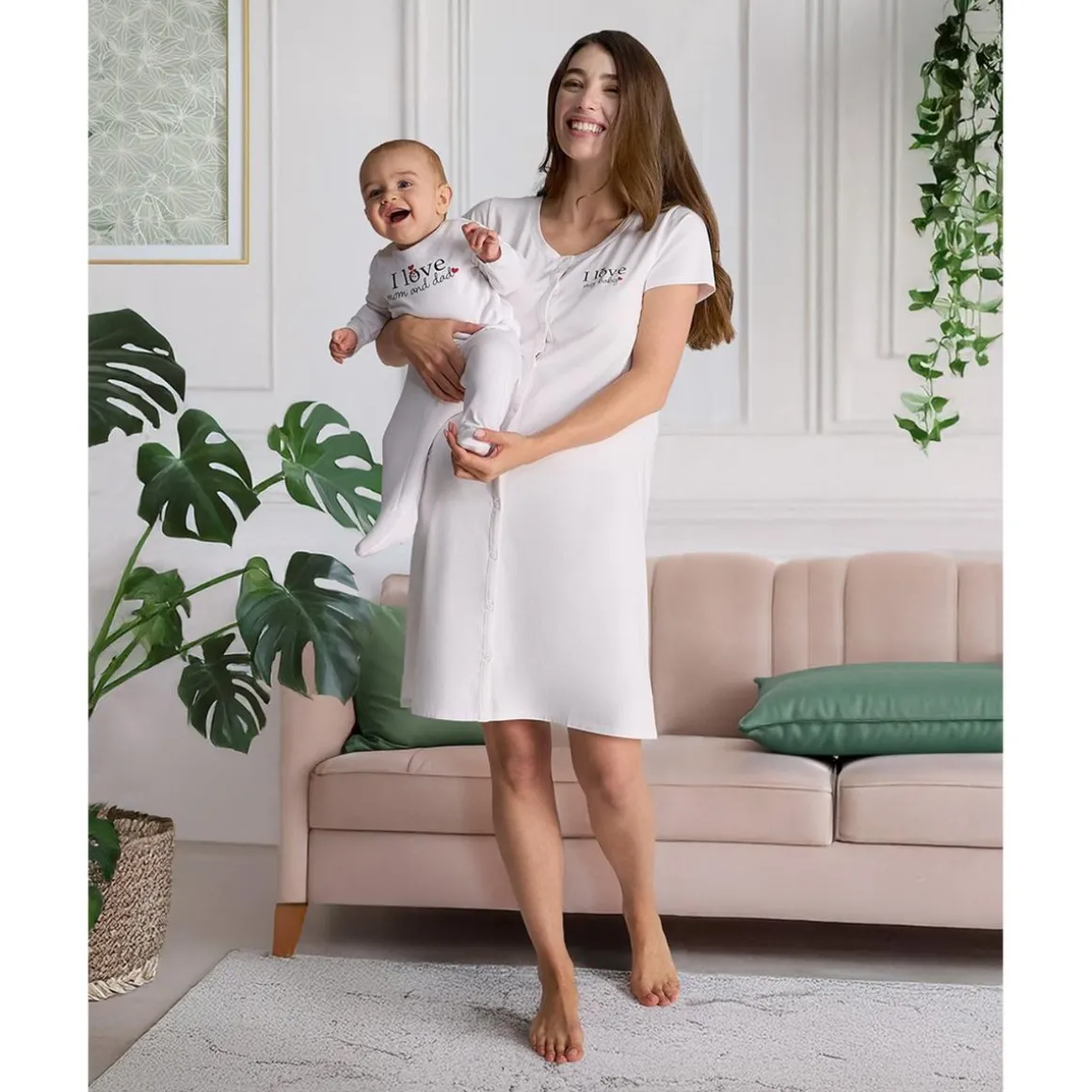 Camisón para parto i love my baby