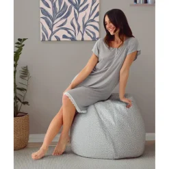 Camisón premamá de lactancia con encaje