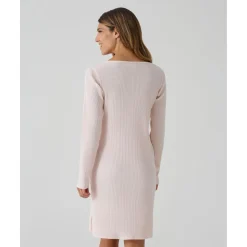 Camisón premamá rosa a rayas