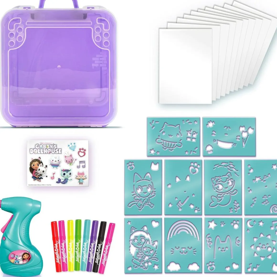 Canal Toys - Gabbys Dollhouse - Maletín de Actividades Creativas con Spray ㅤ