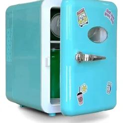 Canal Toys - Mini nevera mixta verde azulado de 4 L ㅤ