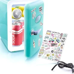 Canal Toys - Mini nevera mixta verde azulado de 4 L ㅤ