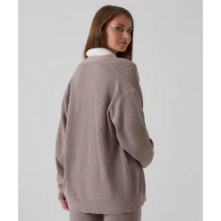 Cardigan tricot marrón premamá