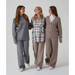 Cardigan tricot marrón premamá